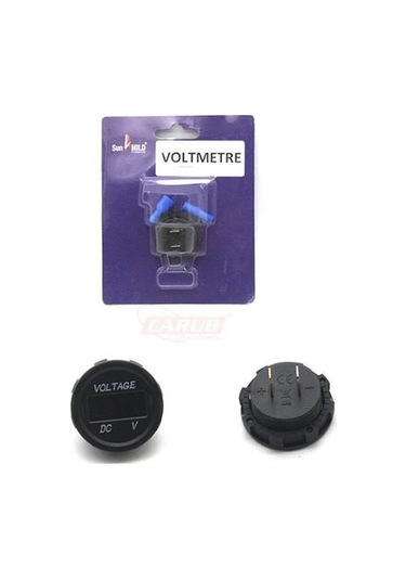 9v-30v Dijital Voltmetre Fişli 28.5 Mm