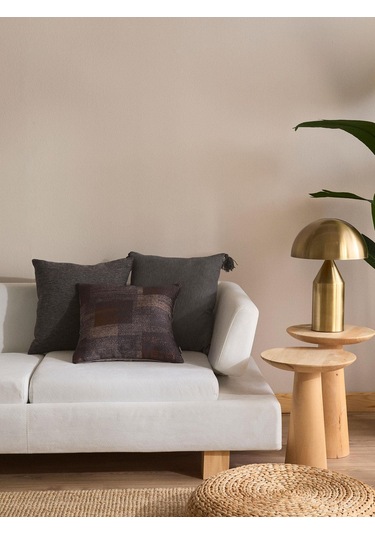 Iron Dusk 3'lü Kırlent Kılıf Seti Gri