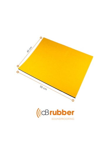 Dbrubber Teker Davlumbaz Oto Ses Yalıtımı Firex Sünger Db Rubber 6Mm 50 X 40Cm