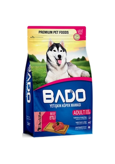 Bado Yetişkin Etli Köpek Maması 2500 G