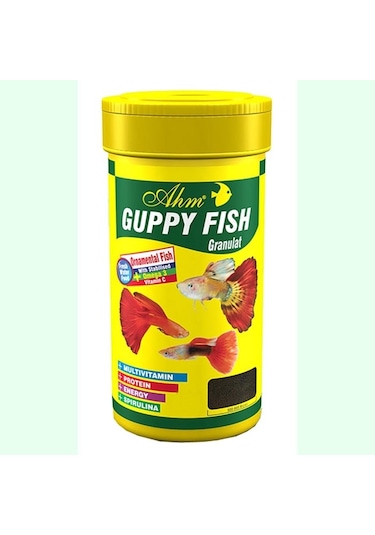 Ahm Guppy Ganül Food Lepistes Balığı Yemi 250 ML.
