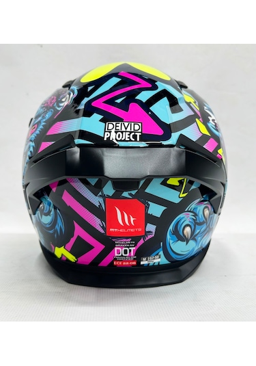 Şefaf Vizörlü + Mt Braker Sv Crazy Teddy B7 Kapalı Kask