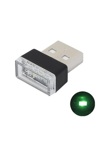 Supermarket1 Arac Içi Aydınlatma Led Işık Usb Girişli Araba Işığı 515887434 12v 7 Renk 20x16x8mm Kırmızı
