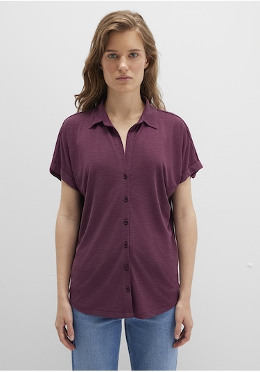 Mavi - Lux Touch Tencel Tm Mor Modal Gömlek 168081-70664 Mor