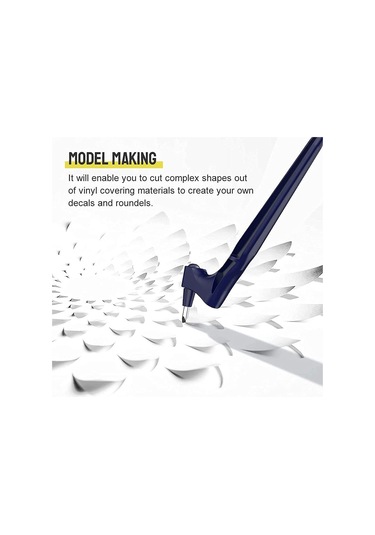 Symbee Stahl Çizim Ve Kesim Aleti Seti - 360 Döner Bıçak, 15 /30 /45 Uçlar Ve Gravür Tahtası İle Güvenli El Kesici