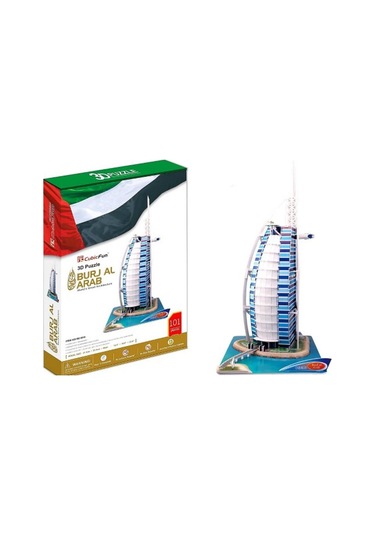 Mc101H Cubic Fun Burj El Arap - Dubai 101 Parça / 3 Boyutlu Puzz