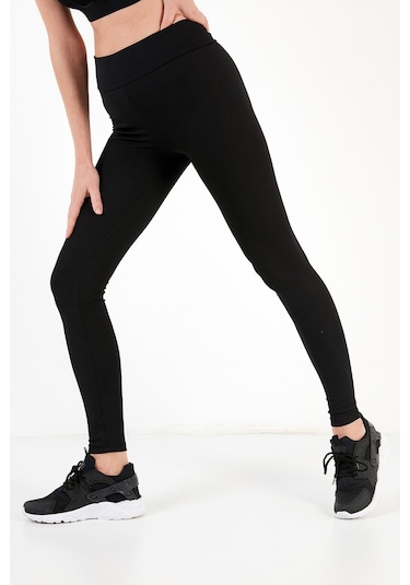 Lela Esnek Slim Fit Toparlayıcı Yüksek Bel Bayan Tayt 5865552 Siyah Lela Esnek Slim Fit Toparlayıcı Yüksek Bel Bayan Tayt 5865552 Siyah