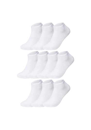 Giorgina Ferri 10'lu Kutu Bambu Premium Dikişsiz Bay - Sneaker Çorap