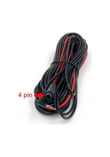 4 Pin 2.5 Mm Araç Geri Görüş Kamera Kablosu 5 Metre 4 Pin Kamera Kablosu