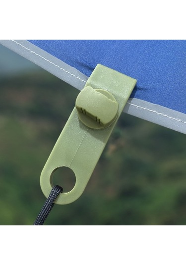 Novahub Dayanıklı Naylon Çadır Klipsleri - 10/12 Adet, Yeşil/kahverengi, 80x30x25mm Yeşil, Küçük Boyutlu Yeşil