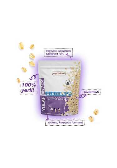 Kappadokia Glütensiz Yulaf Ezmesi 12 x 500 G