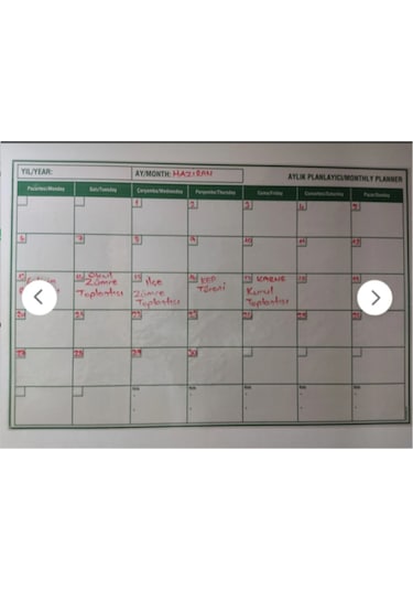 Duvara Kendiliğinden Manyetik Yapışan Aylık Program Planlayıcı Takvim 85 X 56 Cm Şeffaf Duvara Kendiliğinden Manyetik Yapışan Aylık Program Planlayıcı Takvim 85 X 56 Cm Şeffaf
