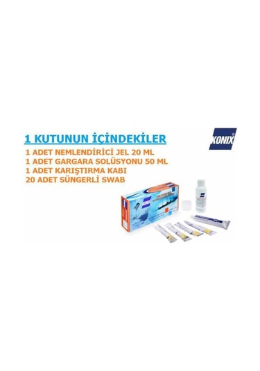 Konix Ağız Bakım Seti ve Gargara Solüsyonu (3 Kutu)