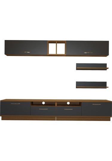 Decoraktiv Trendstyle 5220 Mdf Tv Ünitesi Tv Sehpası Pera - Antrasit