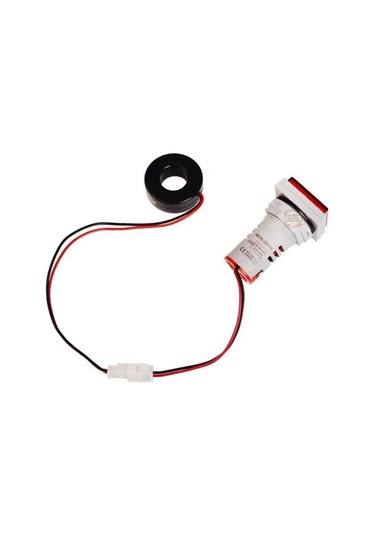 Voltmetre-ampermetre Kare Ac 60-500v 0-100a Kırmızı