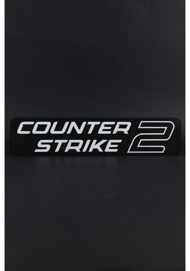 Counter Strike 2 / Cs 2 - 3 Boyutlu Tabela - 25cm X 5.5cm X 1.5cm