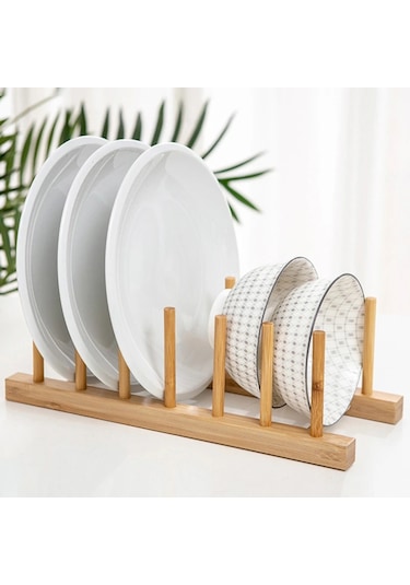 8/ İzgaralar Katlanır Bambu Bulaşıklık Kurutma Rafı Tutucu Diğer