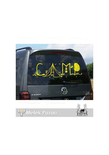 30 X 10  cm - Kamp Doğa Karavan Sticker