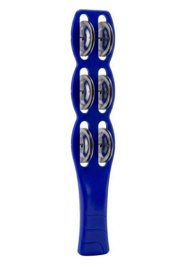 Temel Plastik Çubuk Tef 6 Zilli Mavi 26 Cm