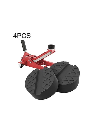 Sones 4pcs Otomobil Evrensel Kriko Braketi Kauçuk Destek Bloğu Ma