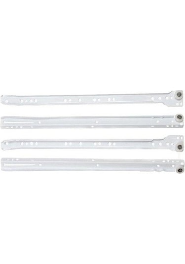Samet 35 CM Beyaz Ray Çekmece Rayı (1 Takım ) Beyaz
