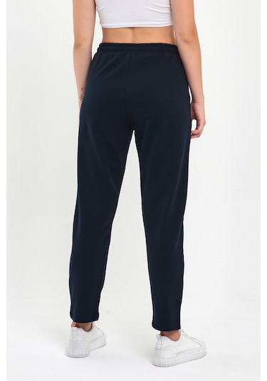 Kadın Lacivert Regular Fit Düz Paça Beli Lastikli Bağcıklı Eşofman Altı Lacivert Kadın Lacivert Regular Fit Düz Paça Beli Lastikli Bağcıklı Eşofman Altı Lacivert