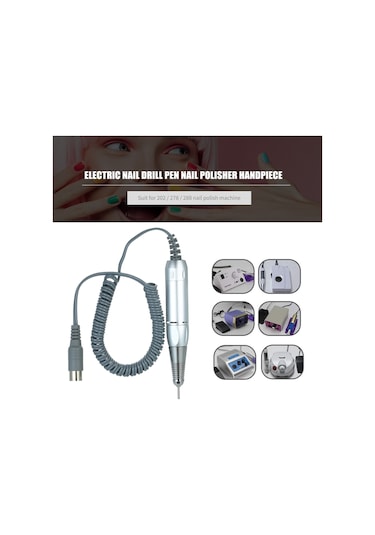 Profesyonel Elektrikli Nail Art Matkap Kalem Kolu Dosya
