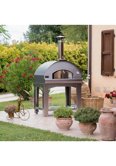 Fontana Forni Mangiafuoco Odunlu Pizza Fırını Rosso