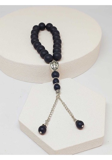 Onix Oniks Taşı 17lik Efe Tesbih Mat 12mm 51514