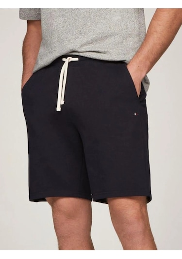 Tommy Hilfiger Essentıal Terry Sweatshort Erkek Mavi Şort - Mw0mw37240 Mavi