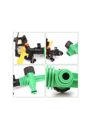 Qianfan Sulama Çim Yağmurlama, 2 Adet Bahçe Fıskiyeleri Otomatik