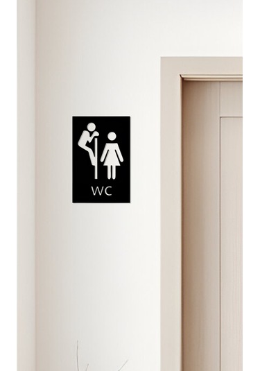 Wc Tabelası, Tuvalet Levhası, Kadın Erkek Tabela, Yönlendirme Levhaları 50