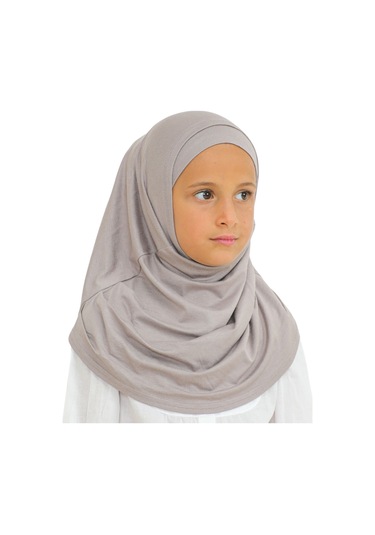 Çocuk Hazır Giyim Başörtüsü Şal Turban Viskon - Açık Vizon Açık Vizon