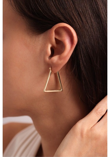 Gianfranco Trian Üçgen Küpe