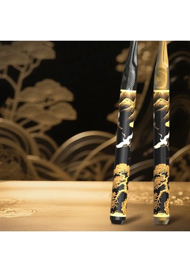 Yuqing 4 Parçalı Hediye Kutusu Siyah Altın Serisi Çin Tarzı,