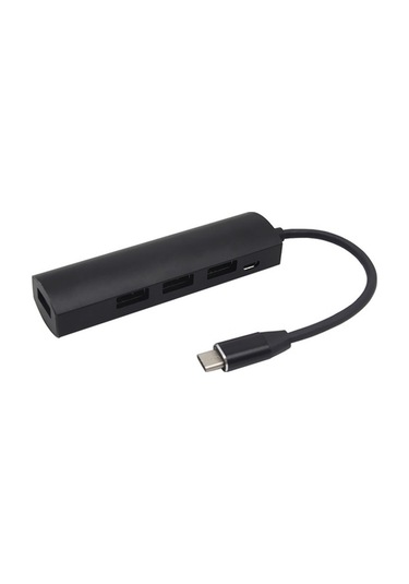 Fastbuy Usb-c 3.1 Hub 4 Portlu - 1xusb3.0, 3xusb2.0 - Mikro Usb Besleme - Hızlı Veri Aktarımı - Jw331 Siyah