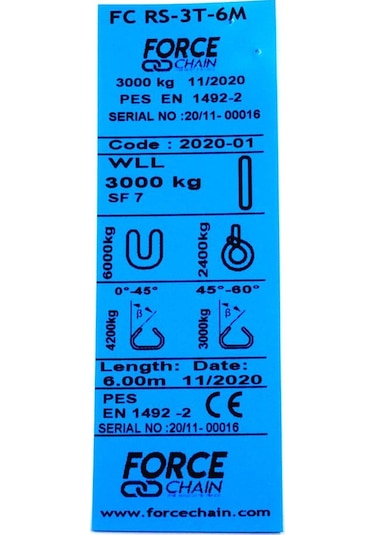 Polyester Sonsuz Sapan 3Ton 6Mt