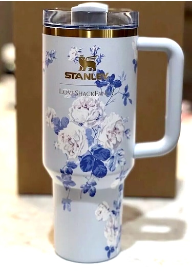 Stanley Loveshackfancy 40oz Everblooming Rosettes Blue Floral