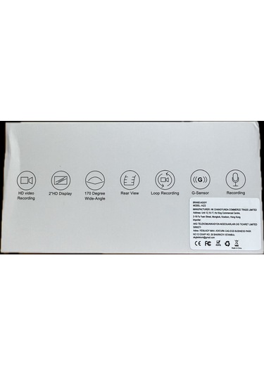 Aggıy A22 Araç Kamerası 2'' Lcd + Fhd +ön + İç + Geri Görüş Kamera + 32gb Kart Dahil