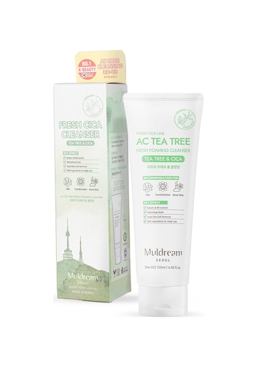 Muldream Ac Tea Tree Fresh Yüz Temizleme Köpüğü 120 ML