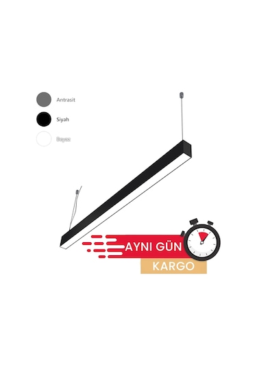 Linear Modern Led Avize Sarkıt Armatür Lineer Aydınlatma