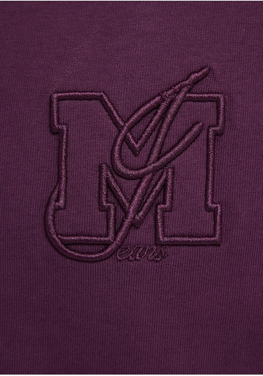 Mavi - Mj Logo Detaylı Mor Tişört 0612885-70670 Mor