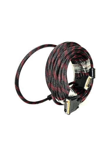 15 Metre Dvi Kablo Dvi to Dvi Kablo 24+1 DVI Kablo Erkek Erkek