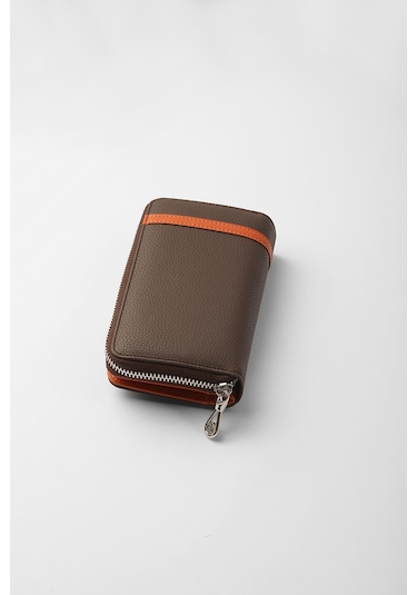 Cengiz Pakel Orta Boy Kadın Cüzdan 65295m - Kahve/kiremit 65295m-kahve-kiremit