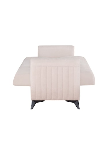 Kilim Mobilya Linda Üç Kişilik Kanepe Yüksek Ayaklı Krem