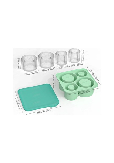 Tumbler Buz Kalıbı 20oz 30oz 40oz Stanley Aksesuarları 4 Adet