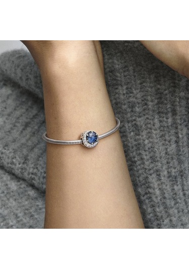 Nur Silver Ay Ve Gece Gökyüzü Gümüş Charm Nur-ch00024 Çok Renkli