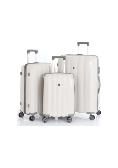 Mçs Üçlü Polipropilen Valiz Seti V305 S18y100033-set 00424 3'lü Set Çok Renkli