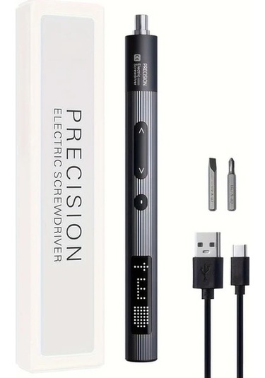 Honeybeeshop 1 Takım 4ü 1 Arada Hassas Elektrikli Tornavida Seti 2 Manyetik Uç Ve Led Işık İçerir Profesyonel Tamir Aletleri