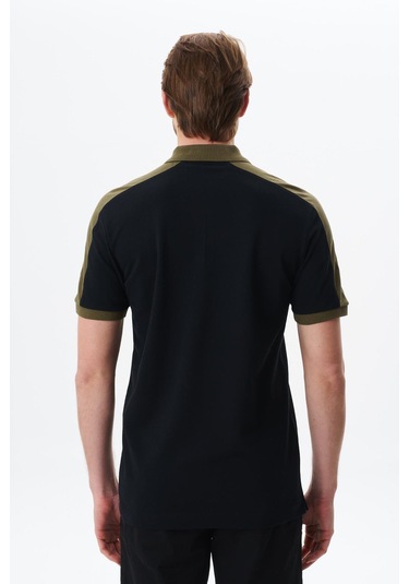 Arma Erkek Regular Fit Baskılı % 100 Pamuk Pike Polo Yaka Tişört Y29374356002 Siyah